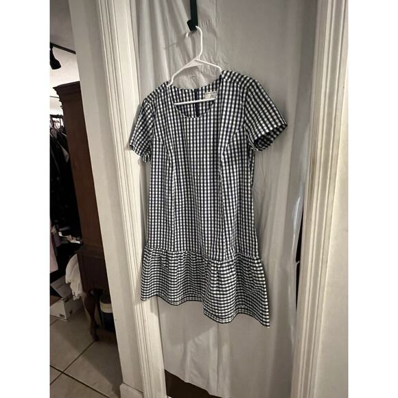 Universal Standard For J Crew Gingham Poplin Dress Size Small cottage core - Picture 1 of 5